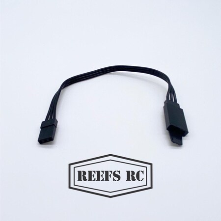 Reefs SEH68 6 in. Lockable Servo Extension, Black SEHREEFS68